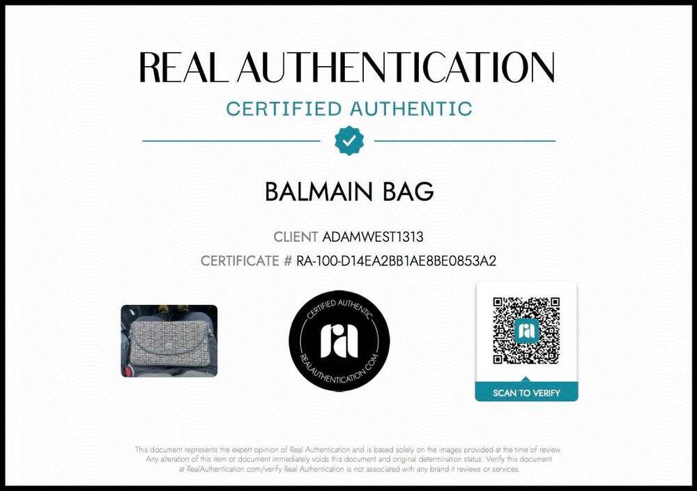 Authentic Vintage Pierre Balmain Labyrinth Monogram Shoulder Bag - Picture 7 of 7